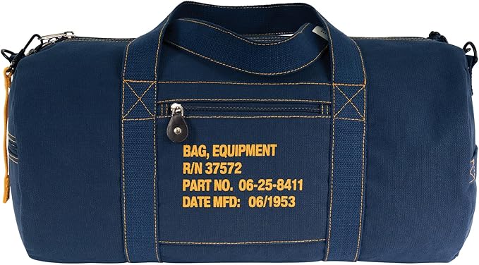Rothco Canvas Equipment Duffle Bag – Travel & Gym Bag with Heavyweight Cotton Canvas Material – Great for Storing Gear, Clothing, and More