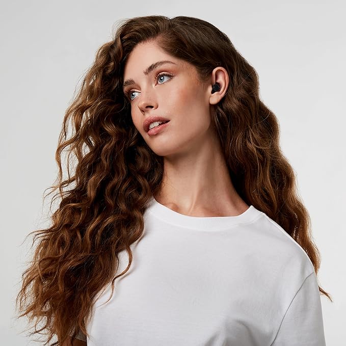 Hears One Ear Plugs for Noise Reduction - Patented Reusable Concert Earplugs, 20dB SNR Sound Reduction, Hypoallergenic for Musicians, Motorcycle and Sleeping with 4 tip Sizes - Jet Black
