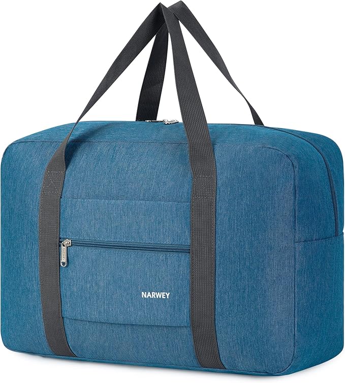 For Spirit Airlines Personal Item Bag 18x14x8 Foldable Travel Duffel Bag Tote Carry on Luggage Duffle Overnight for Women and Men