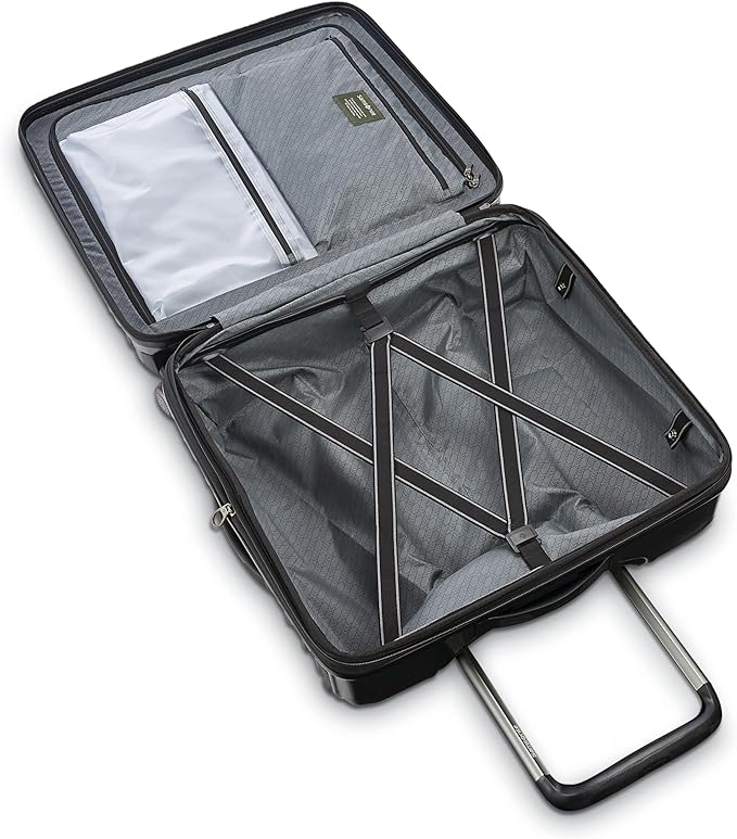 Samsonite Stryde 2 Hardside Expandable Luggage with Double Spinner Wheels, Medium Glider, Brushed Graphite