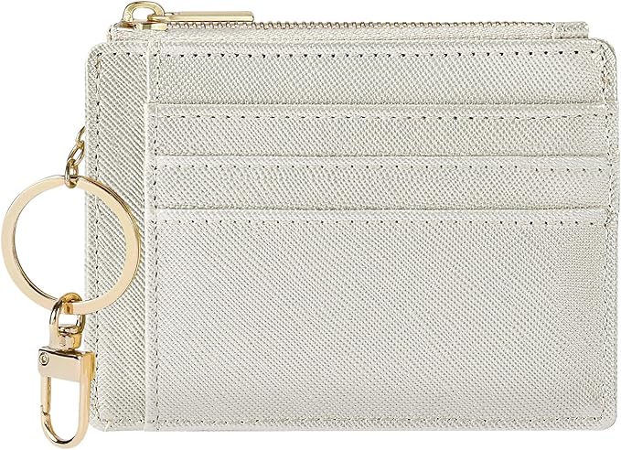 Sodsay Card Case Slim Front Pocket Wallet for Women Credit Card Holder with Keychain | Slim, Front Pocket, Credit Card Holder, with Keychain