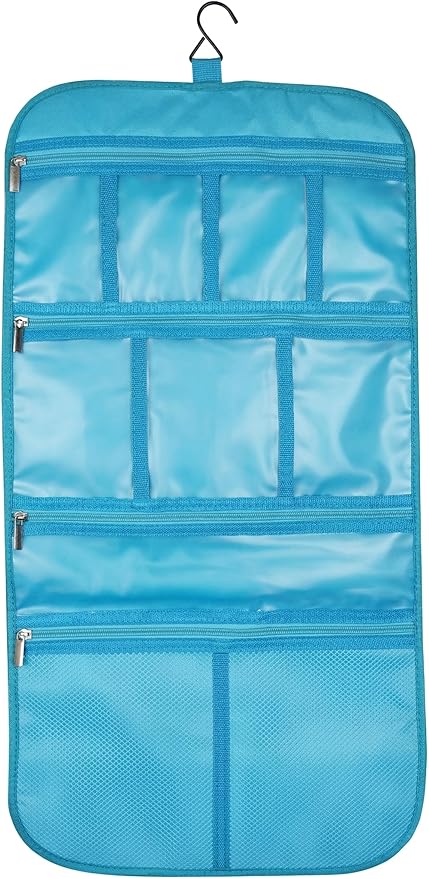 Freegrace Premium Hanging Toiletry Bag for Travel - Cosmetic, Jewelry, Toiletry, Makeup & Accessory Storage Organizer Bag, Large Size for Women & Men