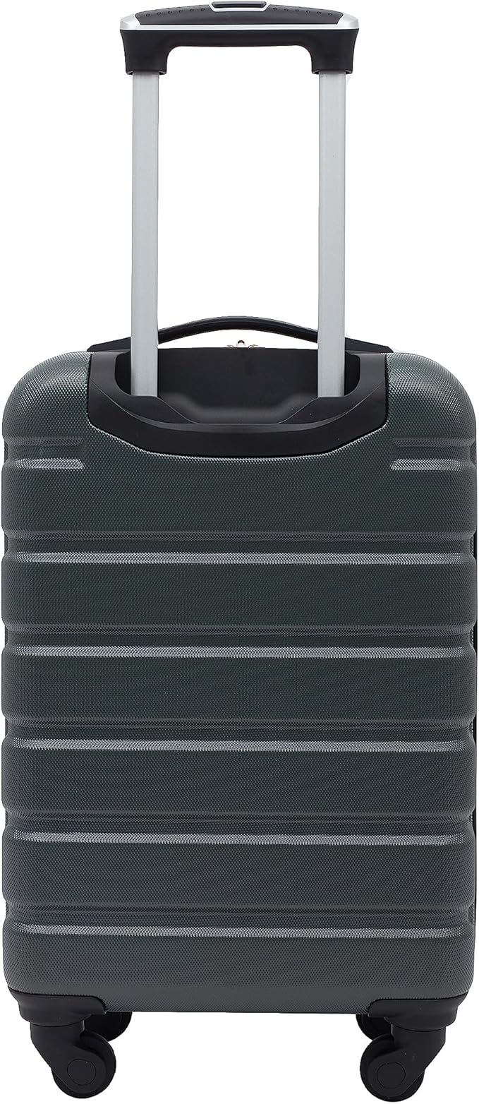 Wrangler 22" Hardside Spinner Carry-On Luggage, Olive