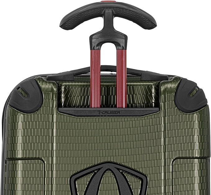 Traveler's Choice Maxporter II Polycarbonate Hardside Trunk with Spinner Wheels, Green, 28-Inch Medium Trunk