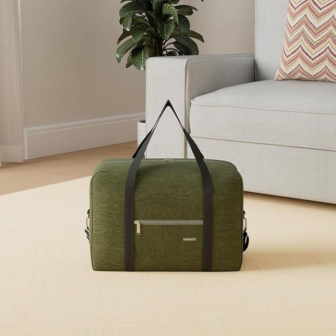 For Spirit Airlines Personal Item Bag 18x14x8 Foldable Travel Duffel Bag Tote Carry on Luggage Duffle Overnight for Women and Men
