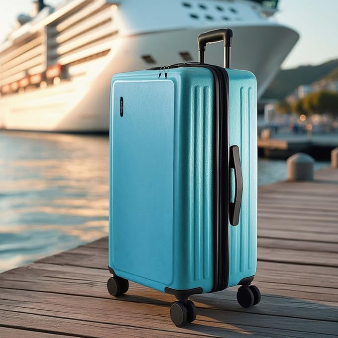 Luggage Sets 2 Piece, 24 Inch Suitcase and 28 Inch Luggage with Spinner Wheels, Durable Hard Shell Suitcase Set, Expandable Travel Suitcases with Wheels, Teal