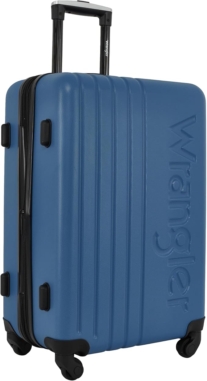 Wrangler Quest Luggage Set, Vallarta Blue, 3 Piece Set (30"/26"/22")