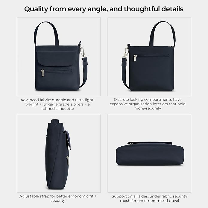 Travelon Anti-Theft Classic Mini Shoulder Bag