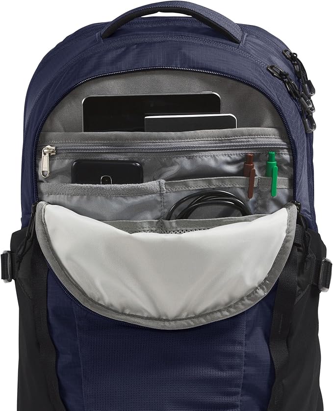 The North Face Recon Everyday Laptop Backpack - Daypack, Water Repellent, Laptop Sleeve, 2 Water Bottle Pockets, TNF Navy/TNF Black-NPF, One Size