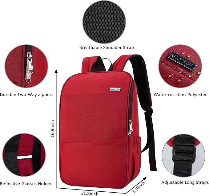 MAXTOP Deep Storage Laptop Backpack Business Anti-theft Backpacks[Water Resistant] College Computer Bookbag Fits 16 Inch Laptop