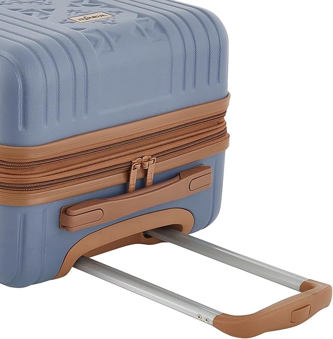 Wrangler 22" and 18" Heartland 2-Piece Carry-On Luggage Set, Vintage Indigo