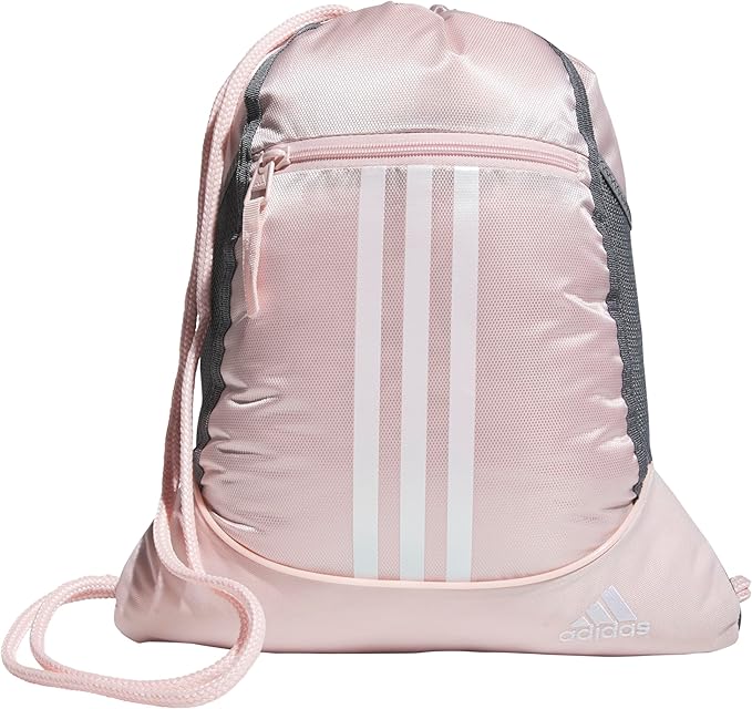 adidas Alliance Sackpack – Drawstring Backpack for Sports, Small Gym Bag