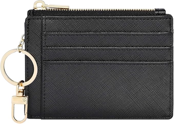 Sodsay Card Case Slim Front Pocket Wallet for Women Credit Card Holder with Keychain | Slim, Front Pocket, Credit Card Holder, with Keychain