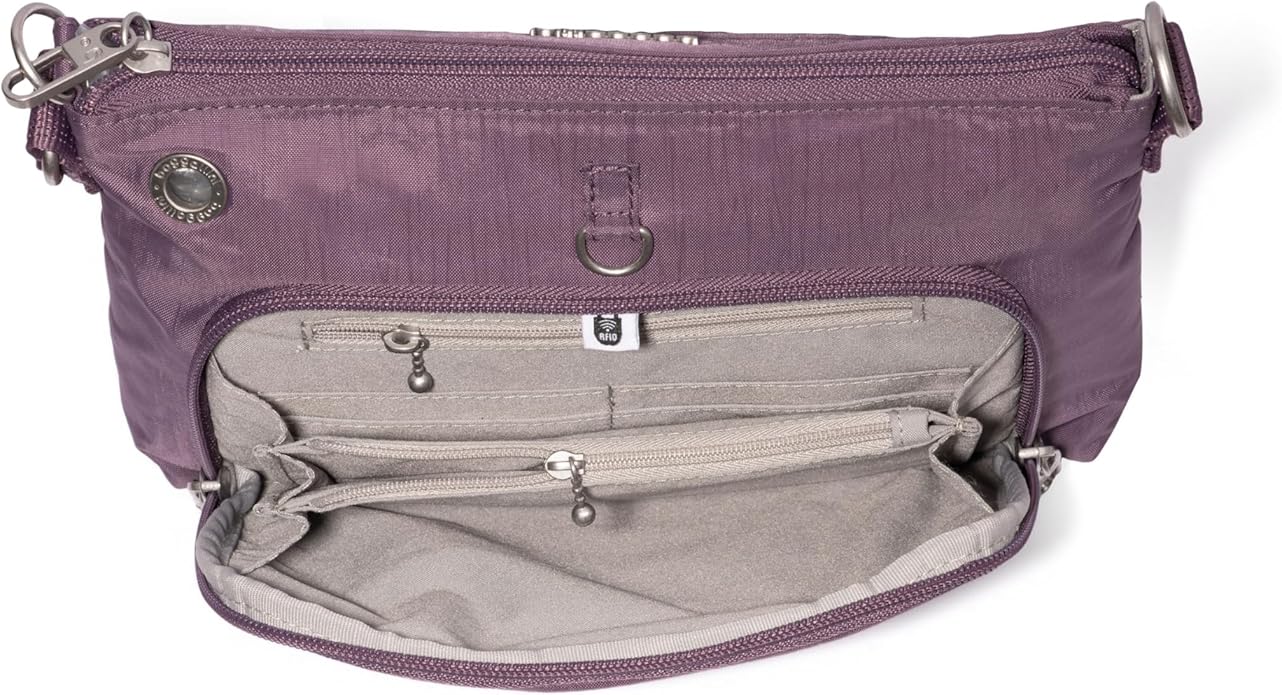 Baggallini womens Securtex Anti-theft Memento Crossbody Bag