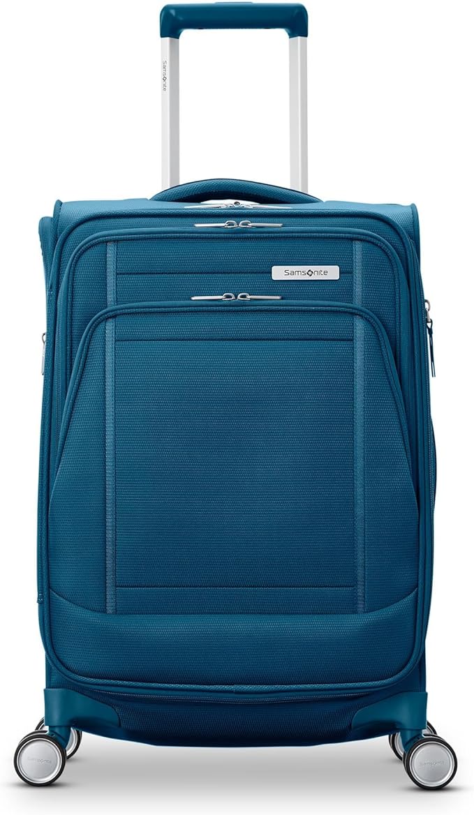 Samsonite UpLIFT Lightweight Softside Carry-On Luggage with Spinner Wheels - Expandable - Airline-Approved, Polyester Soft Suitcase for Ultra Light Travel - Cerulean Blue