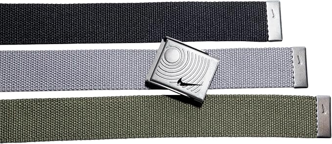 Nike Men's 3 Pack Web Belt