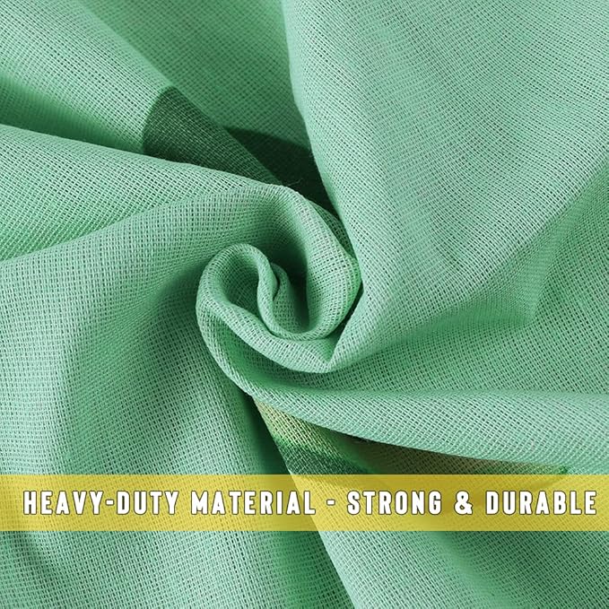 Sanlykate Extra Large Laundry Bag with Drawstring Closure and Handle, 28 x 40 Inch Heavy Duty Travel Dirty Clothes Bag for Laundromat and Household, Green Avocado