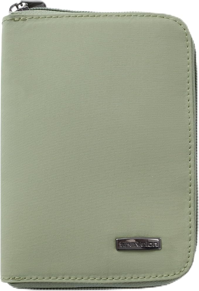 Travelon RFID Blocking Passport Zip Wallet