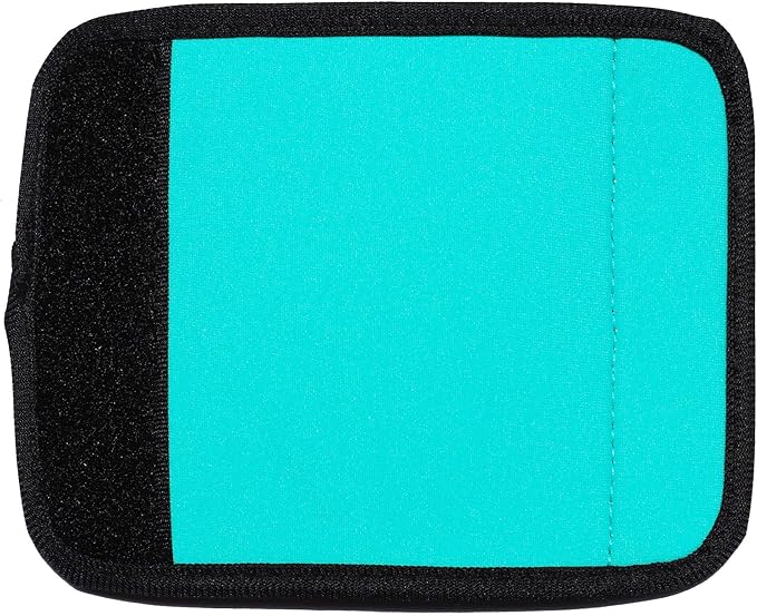 Luggage Handle Wrap 12 Pack-Bulk Luggage Handle Wraps For Suitcases Neoprene Handle Wraps/Cover/Grips For Carry on/Bag/Car Travel Accessories For Luggage (Aqua 4.0)