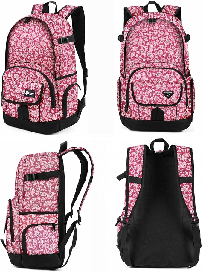 rickyh style School Backpack Travel Bag for Men & Women Lightweight College Back Pack with Laptop Compartmen