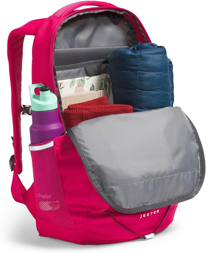 The North Face Women's Jester Everyday Laptop Backpack - Commuter Travel Bag, Laptop Sleeve, Water-Repellent, Lali Guran/Rhododendron, One Size
