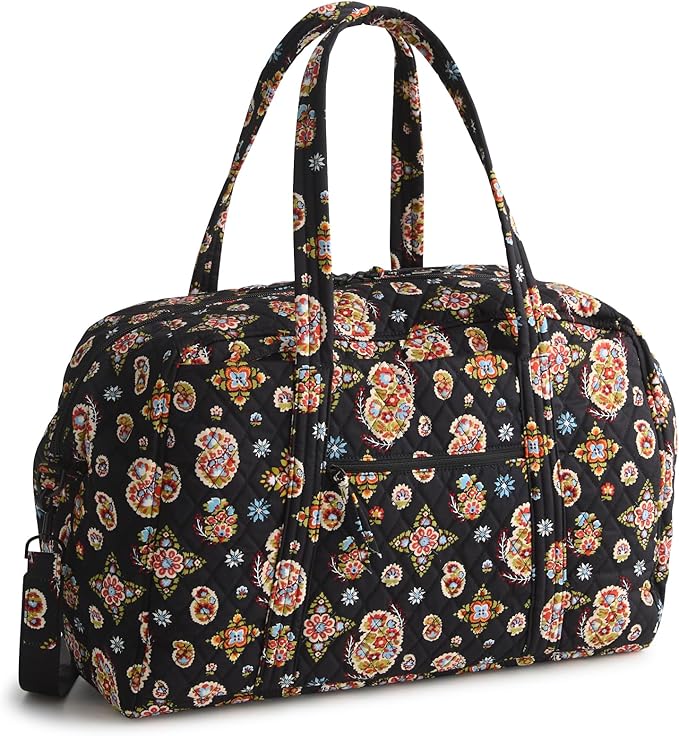 Vera Bradley Women's Miramar Weekender Travel Bag - Premium Cotton