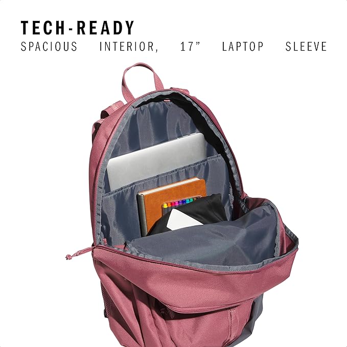 adidas Prime Backpack for Work, Travel Bag for Women and Men with Padded Compartment for Laptop
