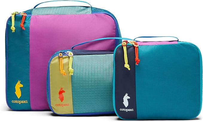Cotopaxi Cubo Packing Travel Bundle Del Dia, Random Color, One Of A Kind, No Cubes Are The Same
