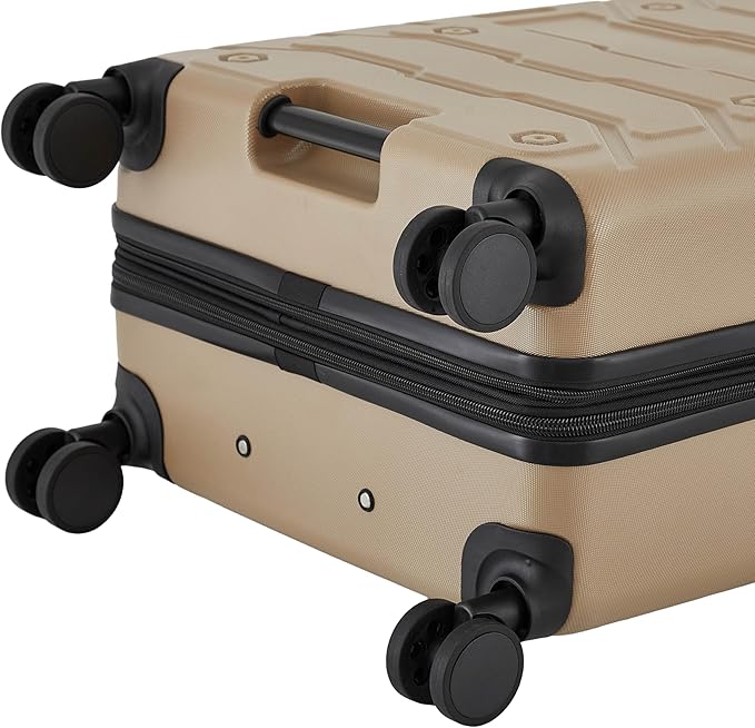 Wrangler ATG Trailway Expandable Hardside Luggage, Tannin, 22" Carry-On