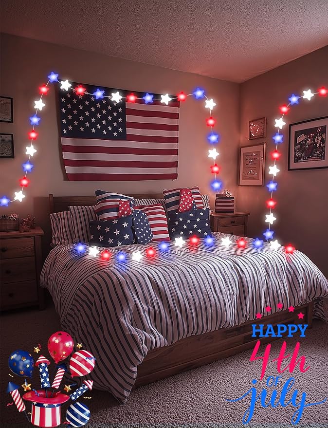 Smart Star Fairy Lights Color Changing String Lights APP Control for Dorm | 33Ft 66LED, 16 Million Colors, Remote, DIY, Music Sync, Twinkle Lights for Kid's Bedroom Classroom Christmas Decor,USB Plug
