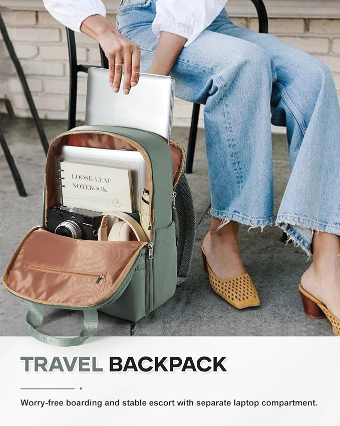 wepadre Small Travel Backpack for Women Men Personal Item Travel Bag Carry on Backpack for Travel Carry on Luggage