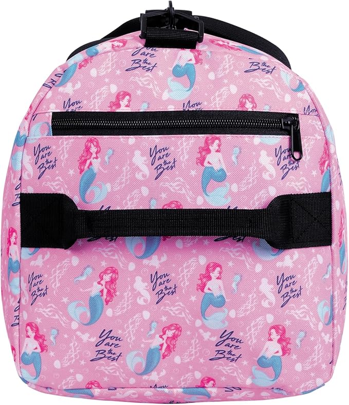 Kids Duffle Bag Overnight Bags for Boys and Girls Weekender Sleepover Carry-On Tote for Traveling Gym Sport Dance (Mermaid)