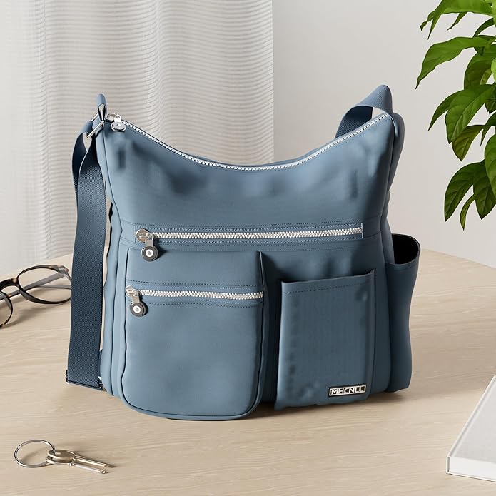 MHCNLL Crossbody Bag with Anti Theft RFID Pocket - Women Lightweight Water-Resistant Purse