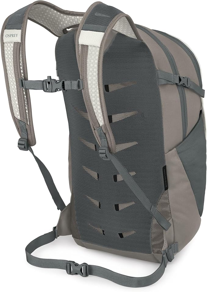 Osprey Daylite Plus Commuter Backpack - Everyday Pack with Laptop Sleeve, Bottle Pockets, and Extra Storage, Mystery White/Multi