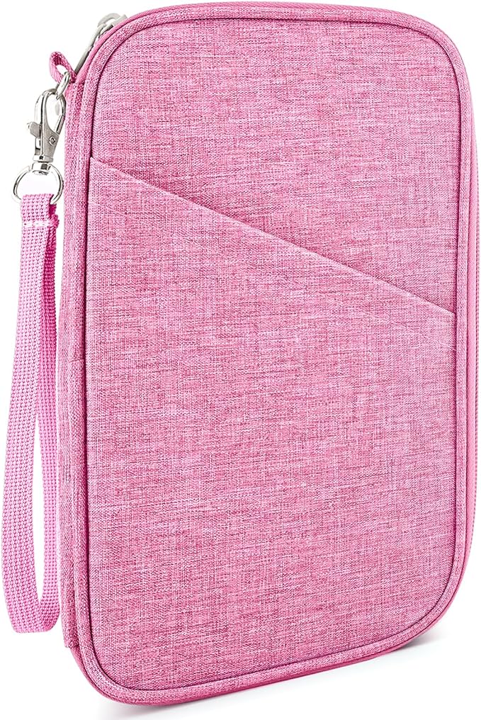 Passport Holder Family, Women Rfid Blocking Passport Wallet, Travel Essentials Premium Wallets, Waterproof Passport Holders Bag for Men Traveling, Travel Document Organizer Credit Cards Case