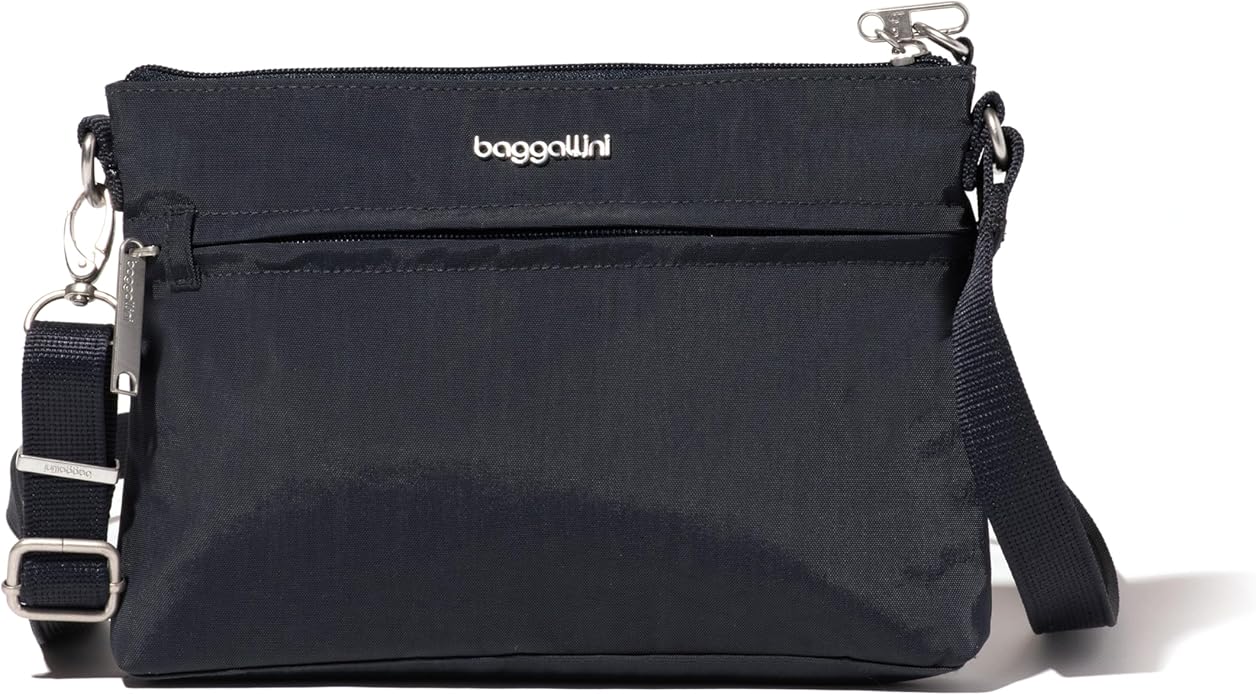 Baggallini womens Securtex Anti-theft Memento Crossbody Bag