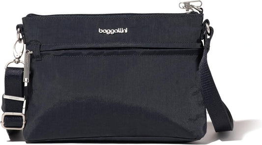 Baggallini womens Securtex Anti-theft Memento Crossbody Bag