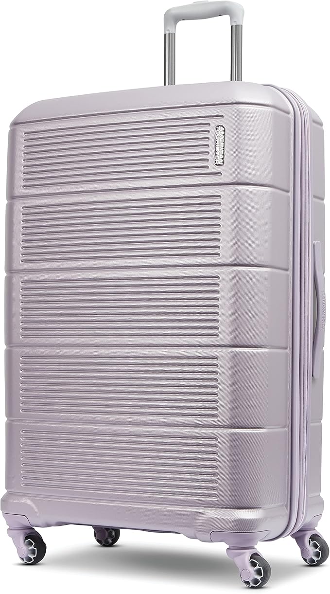 American Tourister Stratum 2.0 Expandable Hardside Luggage with Spinner Wheels, 28" SPINNER, Purple Haze