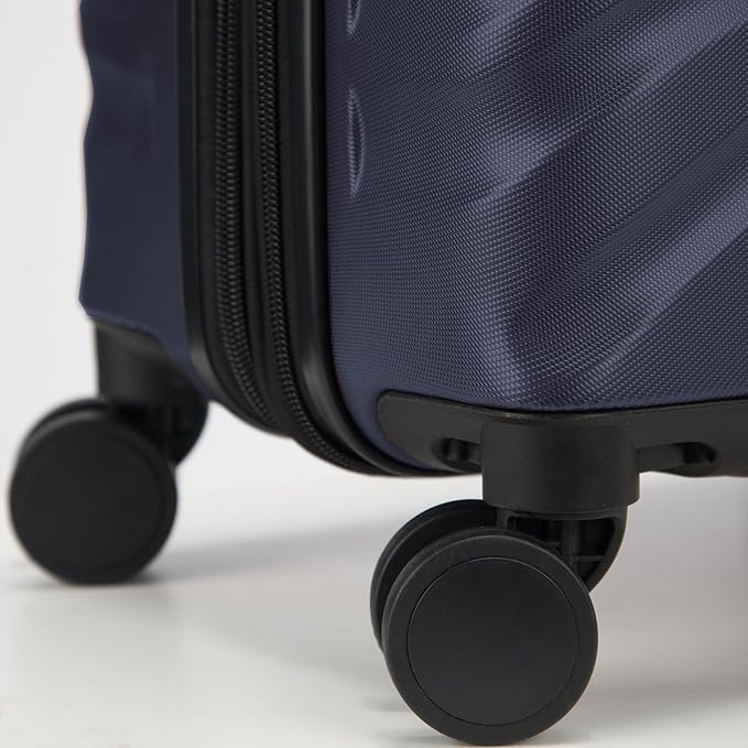 DELSEY PARIS Alexis Durable Hardside Luggage Set, Expandable & Lightweight 4-Wheel Spinners, Easy Grip handles for Smooth Journeys, TSA-Lock Incorporated, Men and Women, Navy, 2-Piece Set (21"/29")
