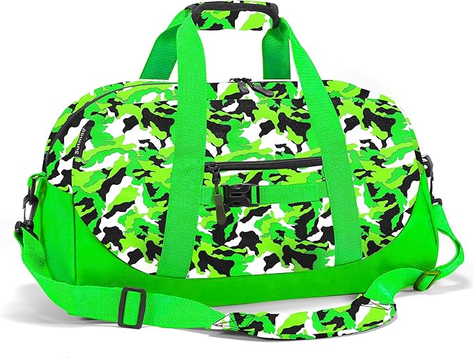 Stumdo Kids Overnighter Duffel Bags for kids, Carry-On Size & Ideal for School Practice or Overnight Travel Weekender Tote for Travel Gym Sport bag for Boys & Girls (11slv)