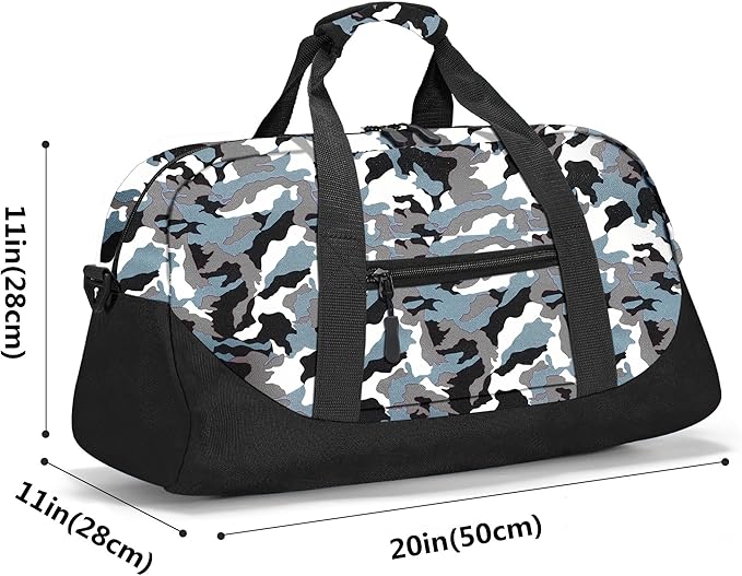 Stumdo Kids Overnighter Duffel Bags for kids, Carry-On Size & Ideal for School Practice or Overnight Travel Weekender Tote for Travel Gym Sport bag for Boys & Girls (11sanhui)