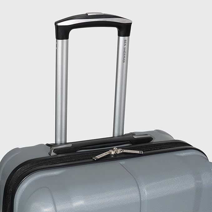 Ben Sherman Derby Spinner Travel Upright Luggage, Graphite, 28-Inch Checked