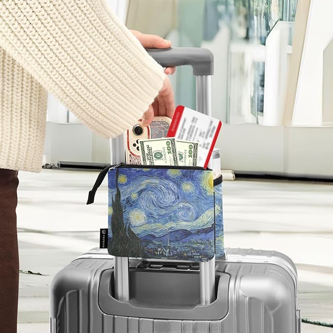 Luggage Cup Holder Travel Portable Free Hand Drink Carrier Suitcase Drinks Beverage Holder Carry-On Bottle Mug Holder Organizer Bag Travelers Accessories