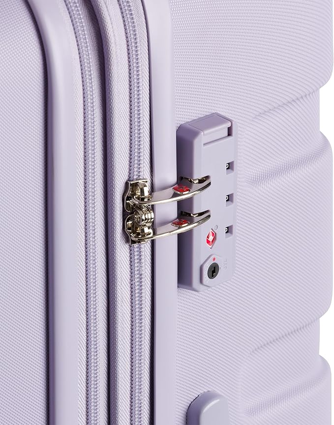SwissGear 7366 Signature Hardside Expandable Luggage with Spinner Wheels, TSA Lock, Evening Haze, Checked-Large 27-Inch