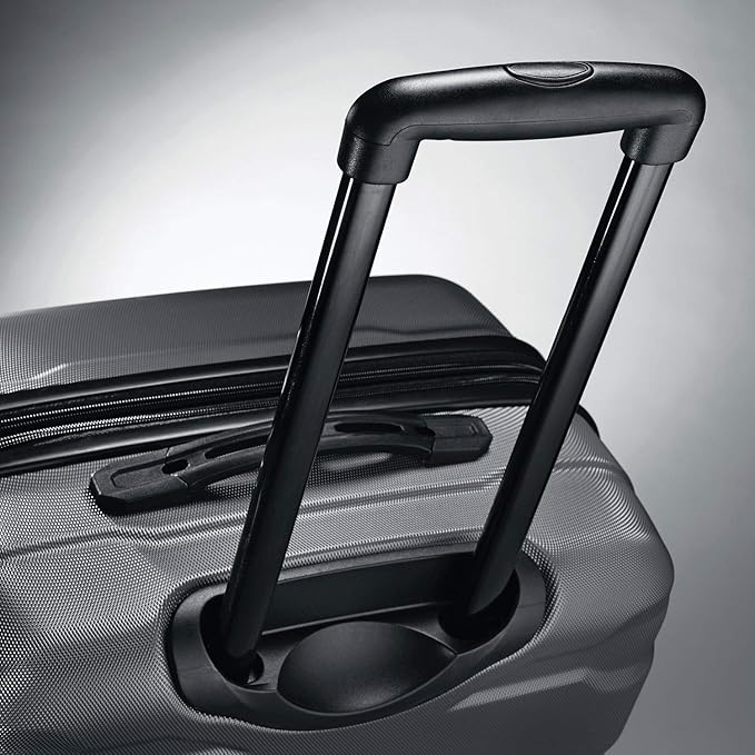 Samsonite Omni PC Hardside Expandable Luggage with Spinner Wheels, 3-Piece Set (20/24/28), Charcoal