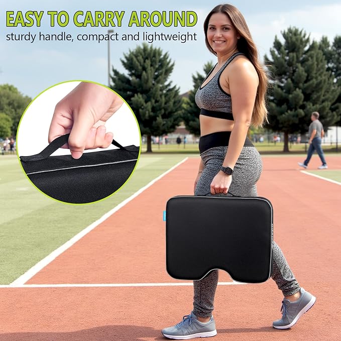 Stadium Seats for Bleachers with Integral Cutting Memory Foam, Stadium Seat Cushion Waterproof Extra Thick Bleacher Cushion, Portable Stadium Cushions for Indoor Outdoor Events
