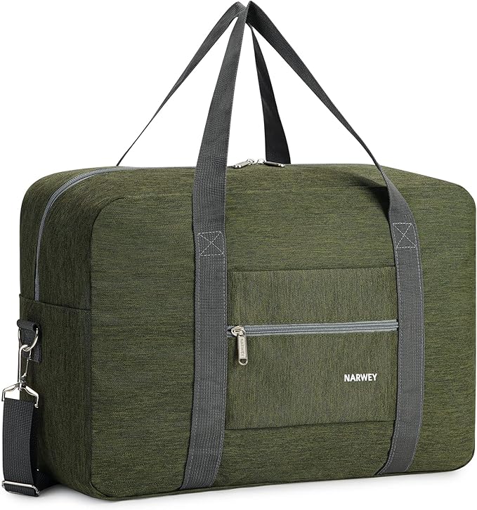 For Spirit Airlines Personal Item Bag 18x14x8 Foldable Travel Duffel Bag Tote Carry on Luggage Duffle Overnight for Women and Men