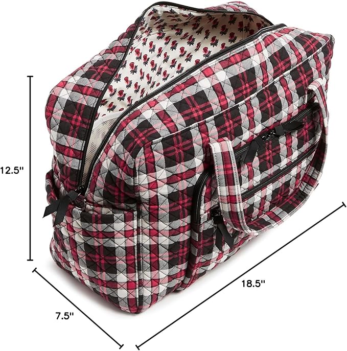 Vera Bradley womens Cotton Weekender Travel Bag