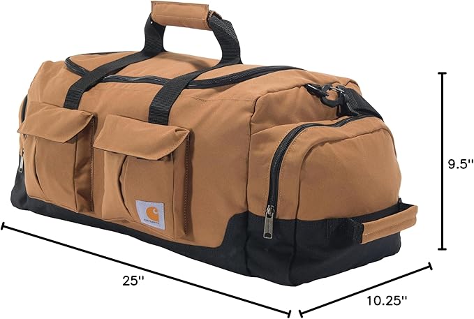 Carhartt 40L Utility Duffel, Heavy-Duty Gear Bag for Jobsite, Gym, & Travel, Duffel Bag