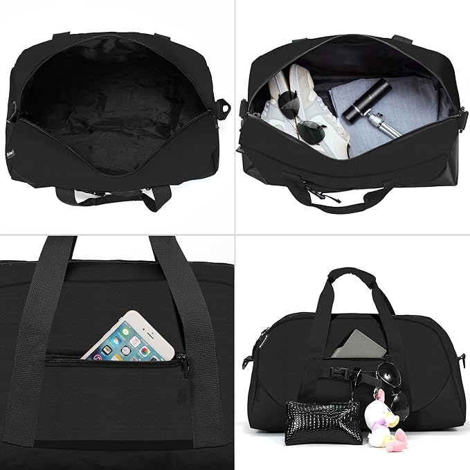 Stumdo Kids Overnighter Duffel Bags for kids, Carry-On Size & Ideal for School Practice or Overnight Travel Weekender Tote for Travel Gym Sport bag for Boys & Girls (11-hei)